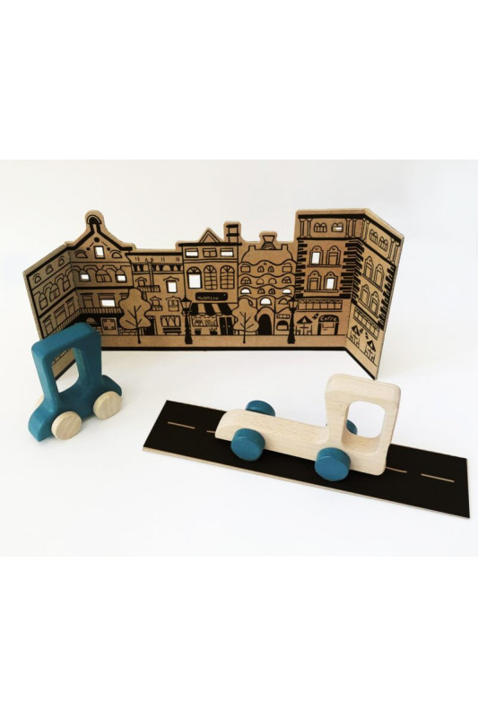 Road Stories (véhicules en bois)